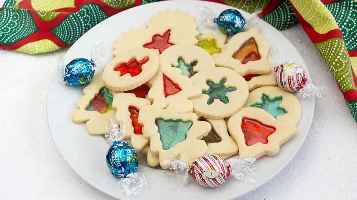 Stained Glass Cookies.