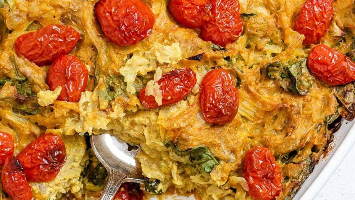 Vegan Potato Frittata.