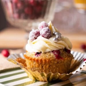 Cranberry cupcakes.