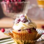 Cranberry cupcakes.