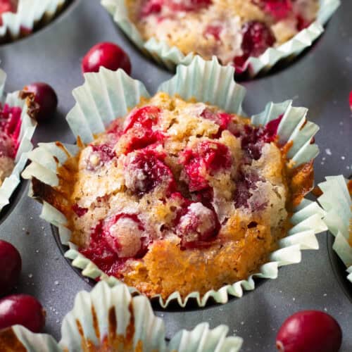 Cranberry muffins.