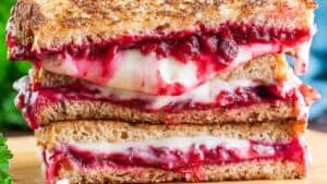 Cranberry grilled cheese.