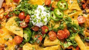 Chicken taco casserole.