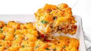 Tater tot casserole.