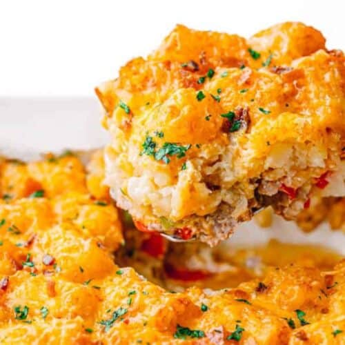 Tater tot casserole.