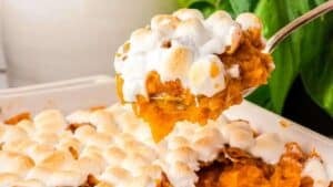 Sweet potato casserole.