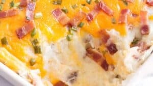 Baked potato casserole.