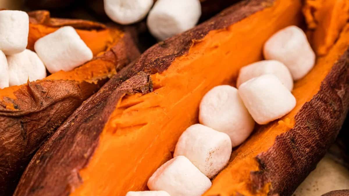 Slow Cooker “Baked” Sweet Potatoes.