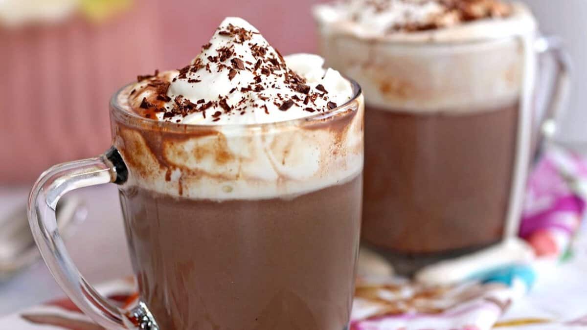 Slow Cooker Hot Chocolate.