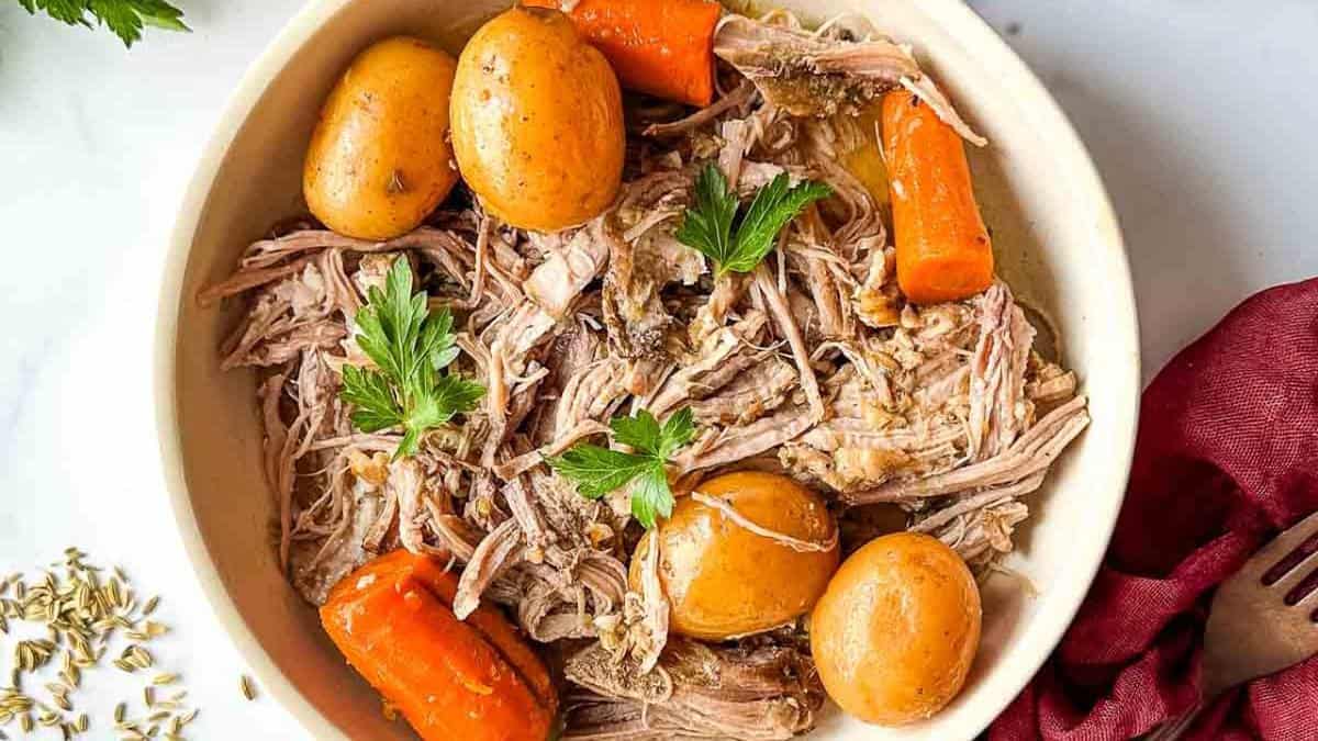 Slow Cooker Italian Pork Roast.