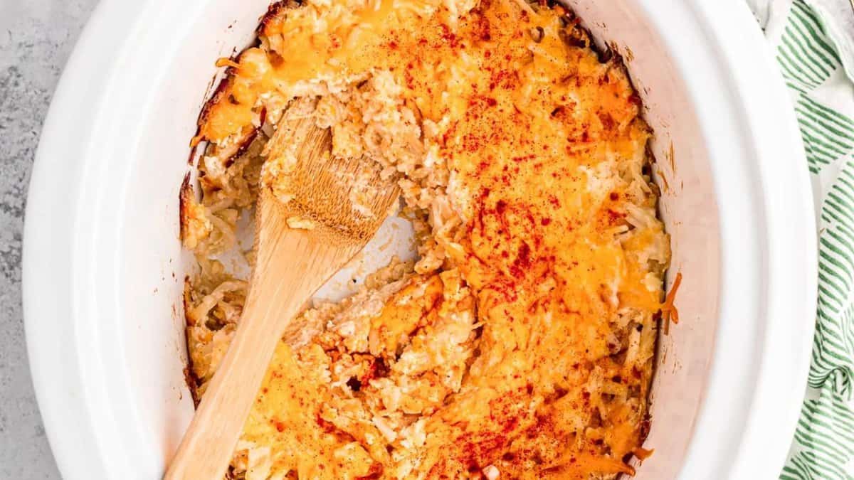 Slow Cooker Potatoes Romanoff.