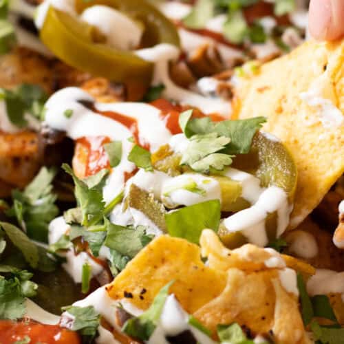 Air fryer nachos.