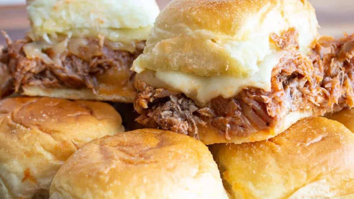 BBQ Pulled Pork Sliders.