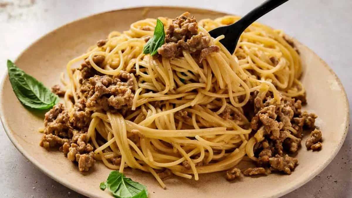 Beef Carbonara.