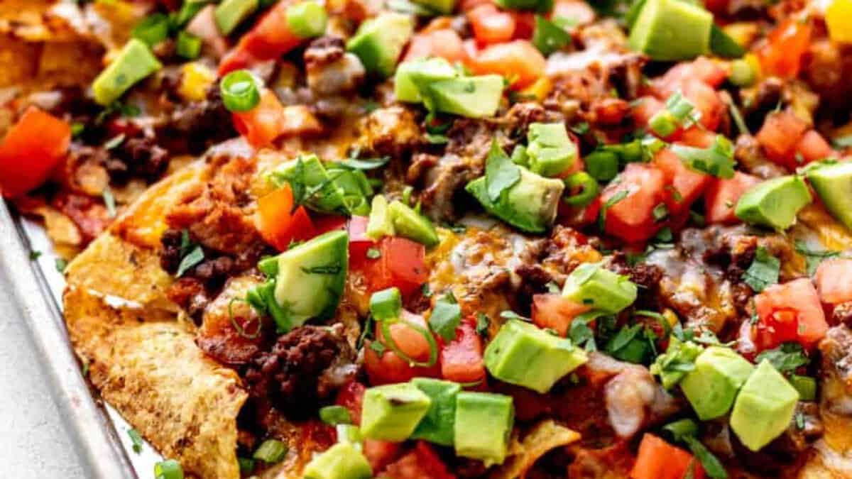 Beef Nachos Supreme.