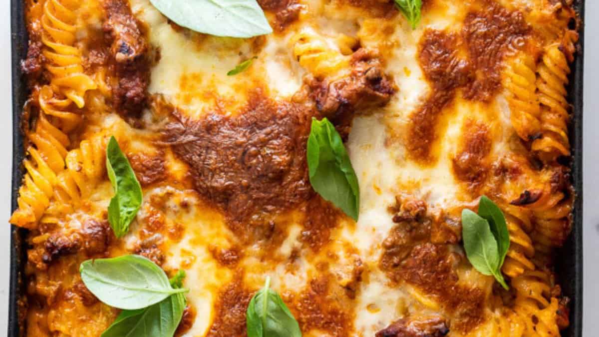 Bolognese Pasta Bake.