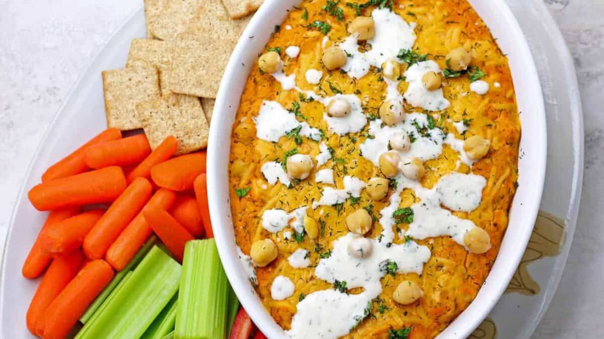 Buffalo Chickpea Dip.