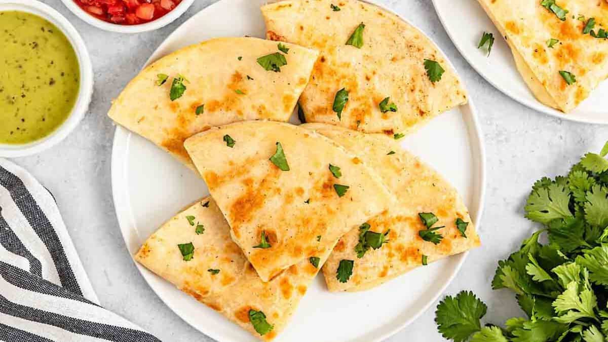 Cheese Quesadilla.