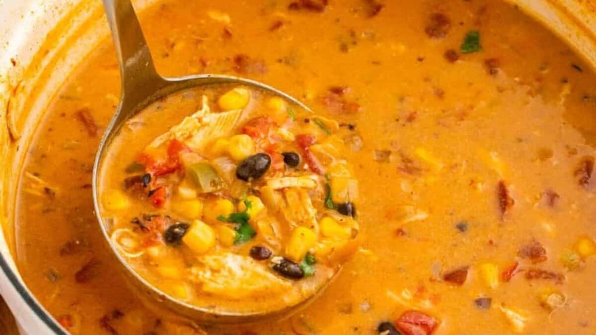 Chicken Enchilada Soup.
