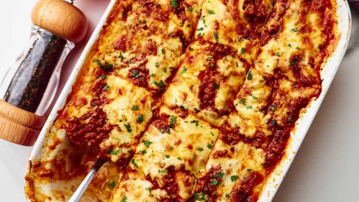 Cottage Cheese Lasagna.