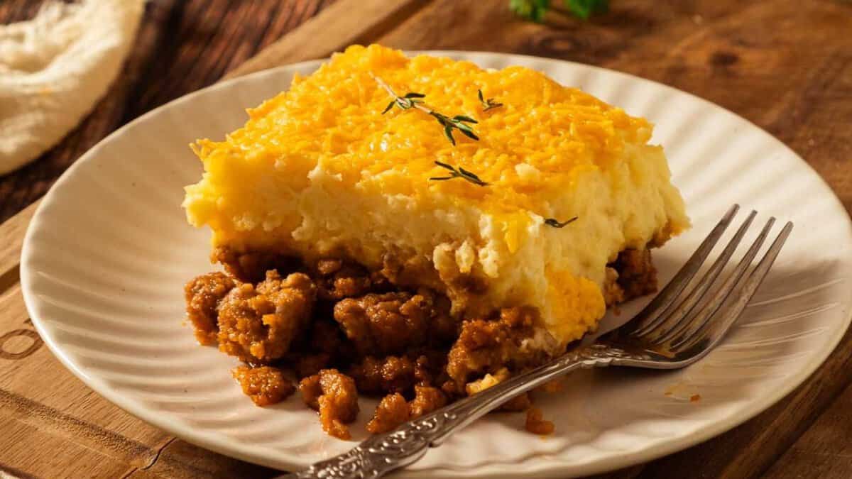 Cowboy Meatloaf and Potato Casserole.