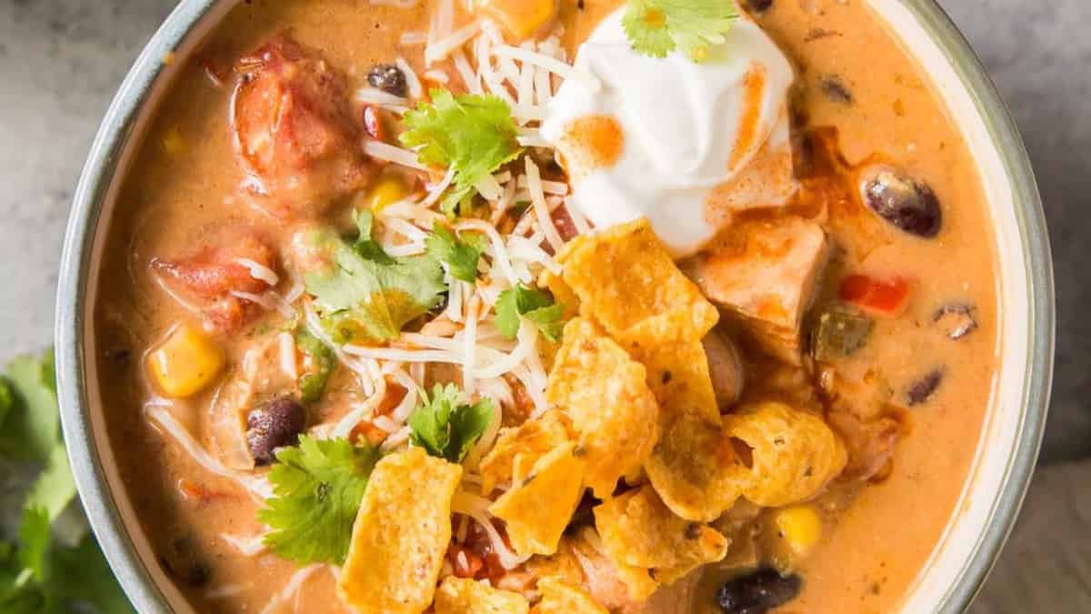 Creamy Southwest Chicken Soup.