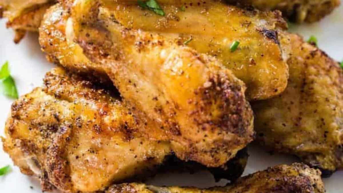 Dry Rub Chicken Wings.