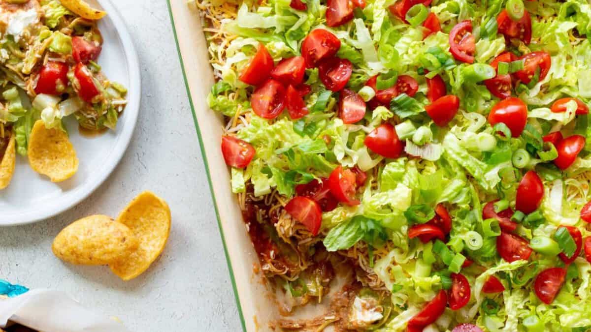 El Paso Layered Taco Dip.