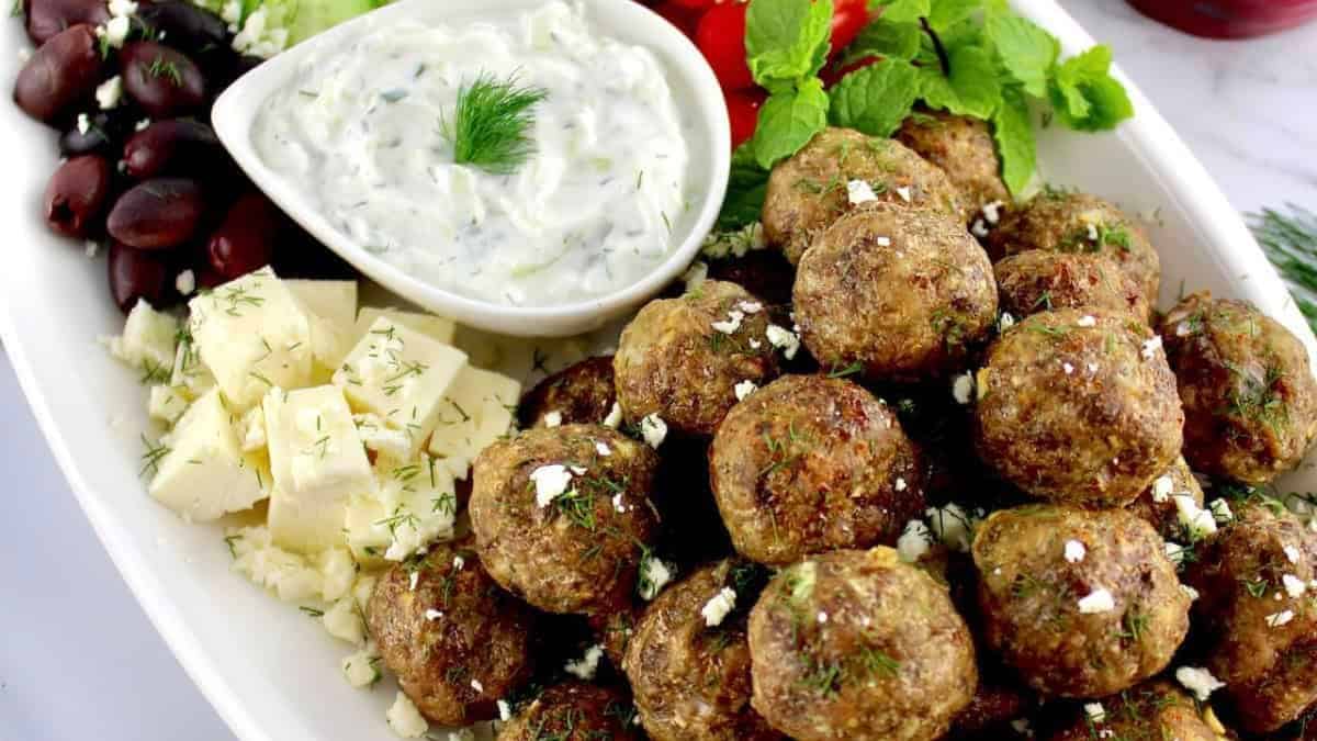 Greek Meatballs.