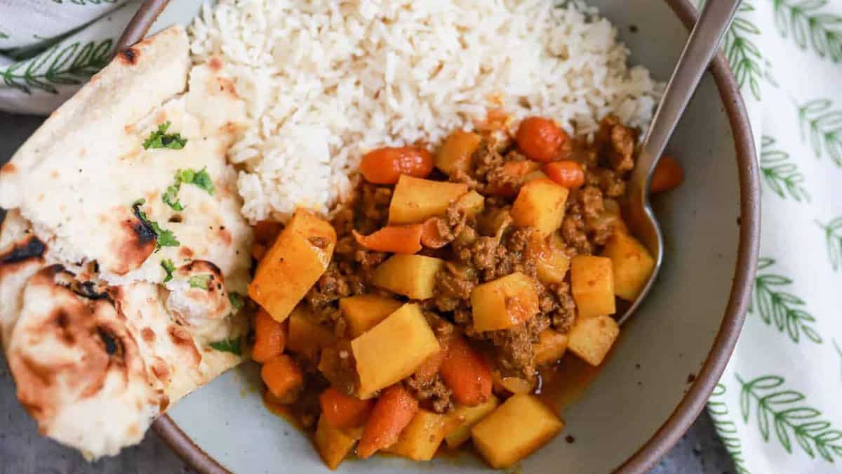 Ground Beef Curry.