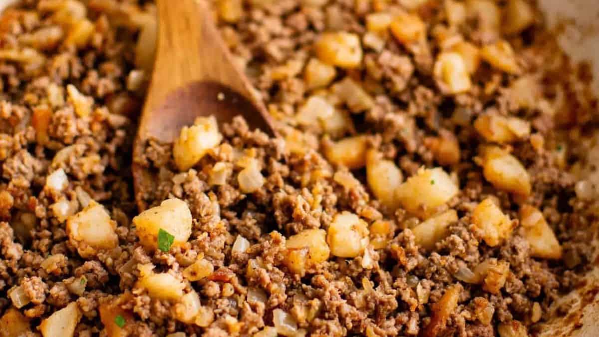 Ground Beef and Potatoes.