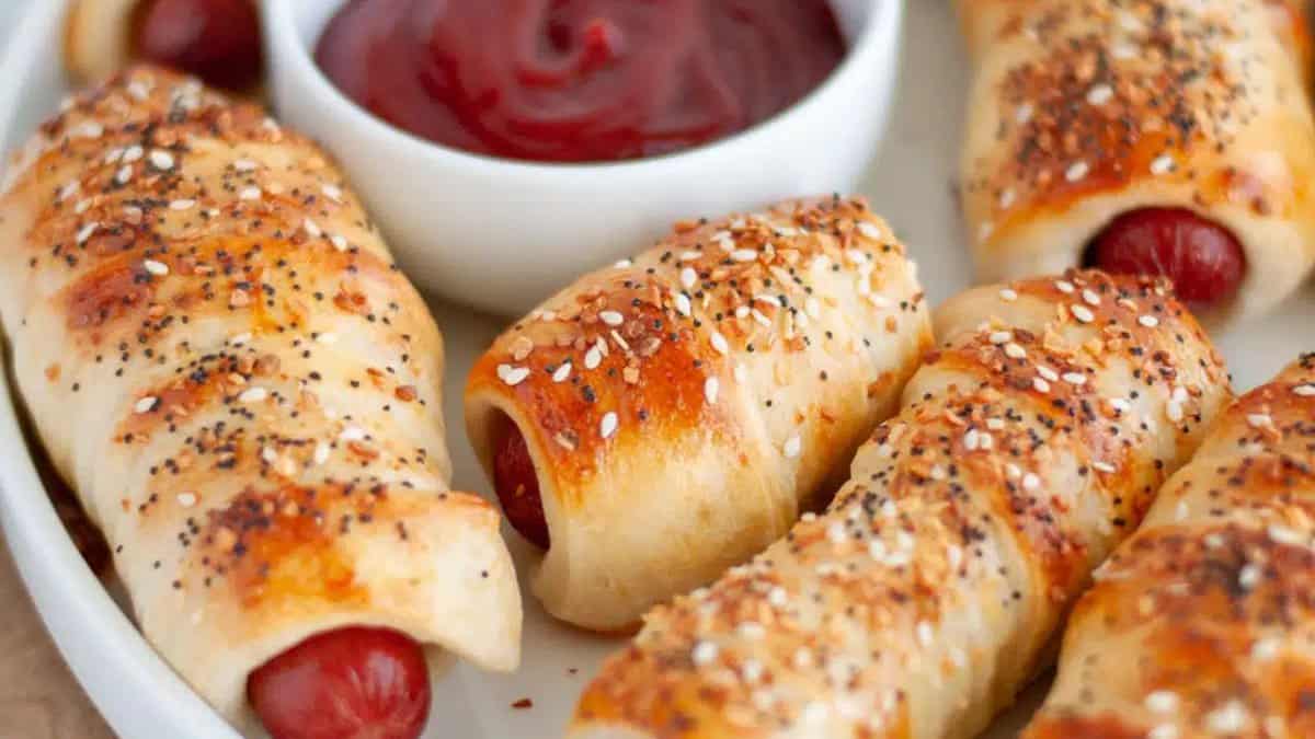 Homemade Pigs in a Blanket.