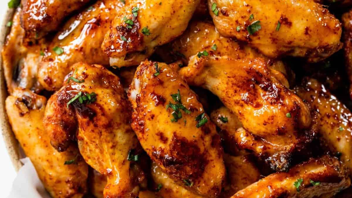 Hot Honey Chicken Wings.