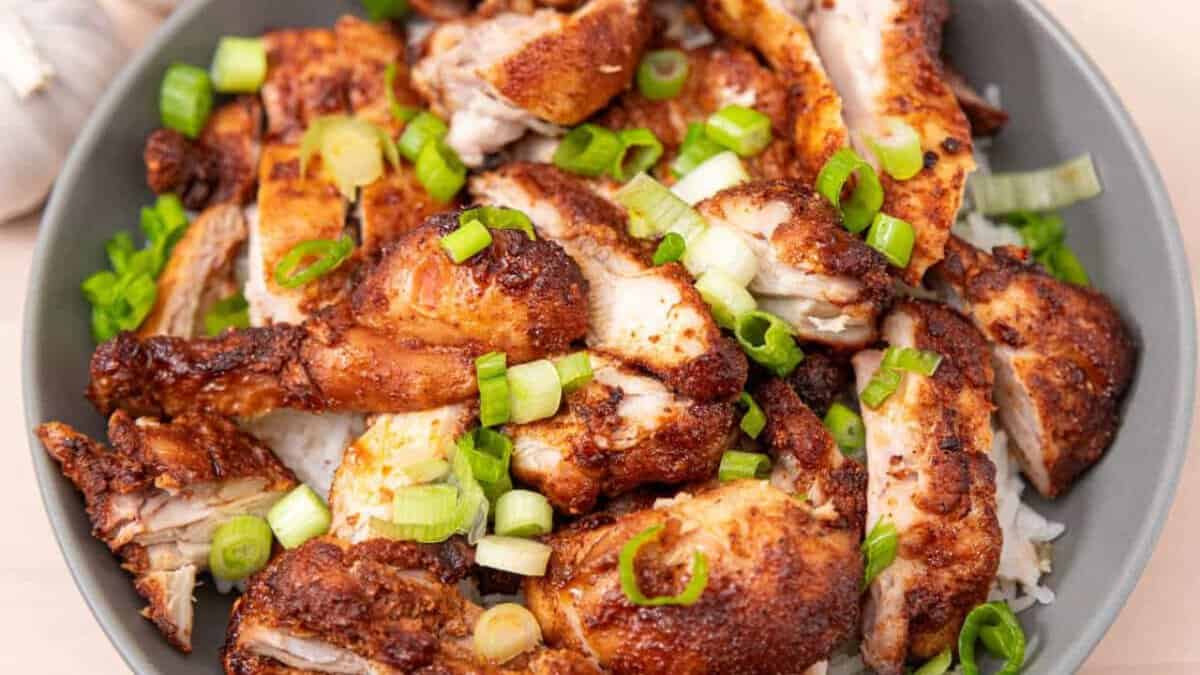 Hot Honey Garlic Chicken.