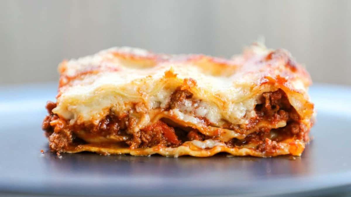 Lasagna without Ricotta.