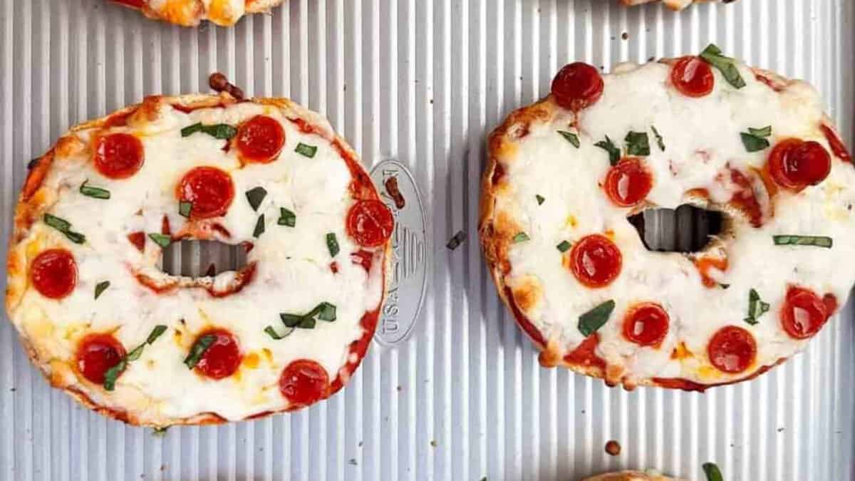 Pizza Bagels.