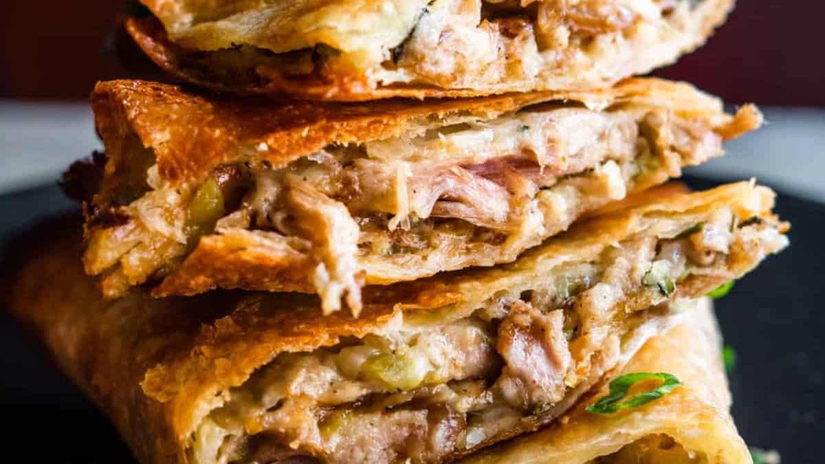 Pulled Pork Quesadillas.