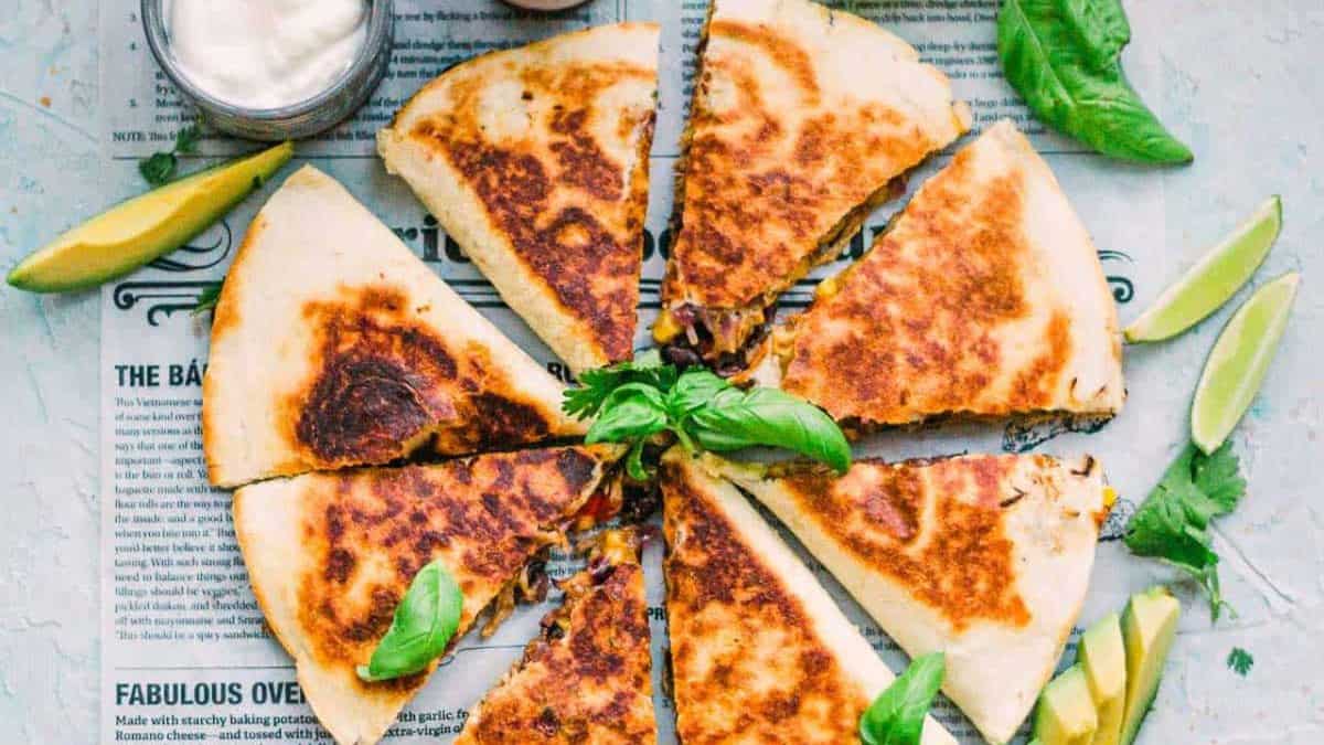 Quesadillas with Leftover Pulled Pork Carnitas.