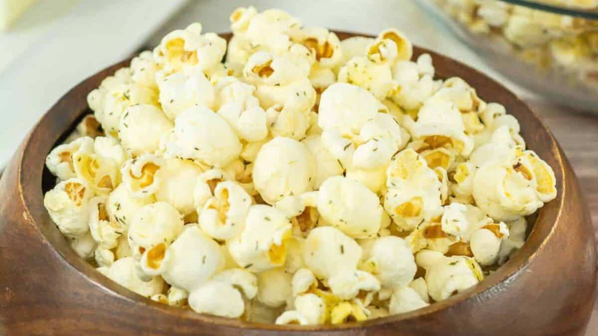 Salt and Vinegar Popcorn.