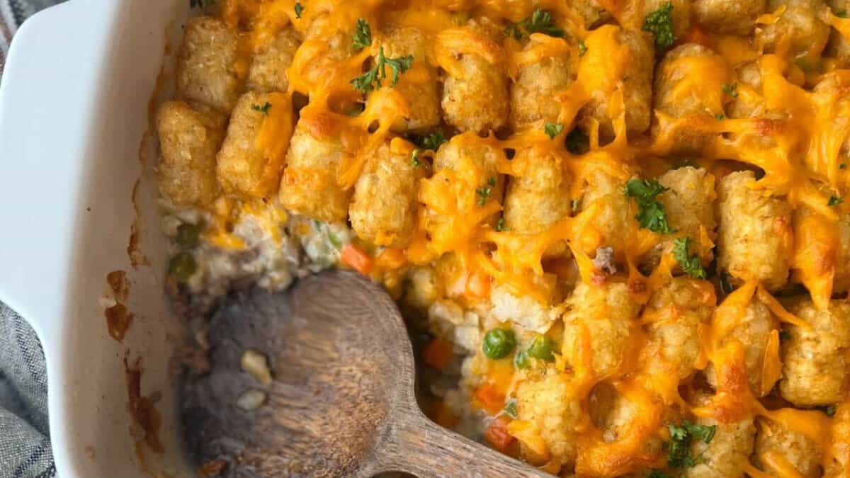 Tater Tot Hotdish.