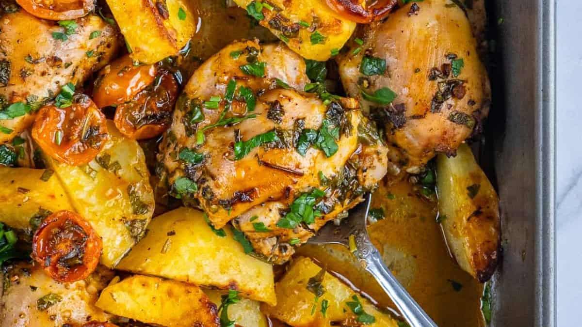 Turkish Chicken and Potatoes.