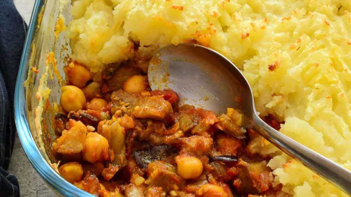 Vegan Eggplant Casserole.