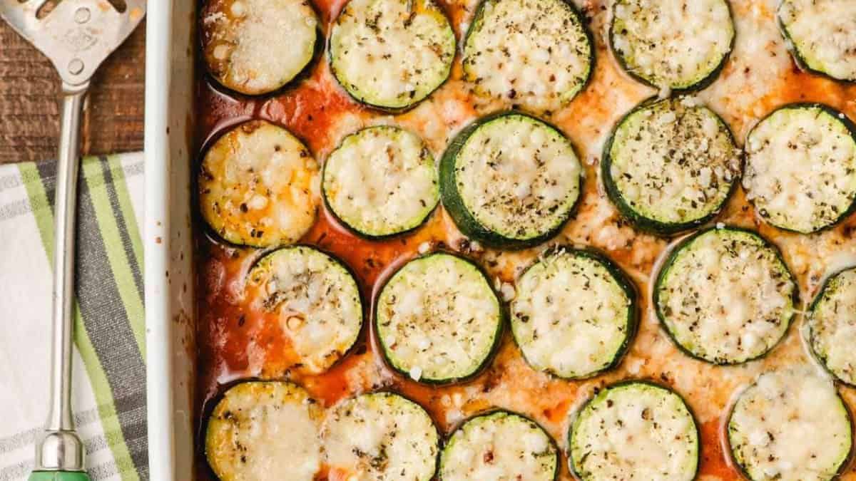 Zucchini Casserole with Hamburger.