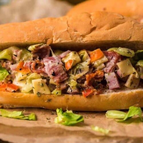 Chopped Italian sandwich.