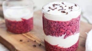 Red velvet overnight oats.