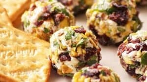 Goat cheese balls.