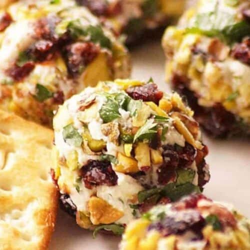Goat cheese balls.