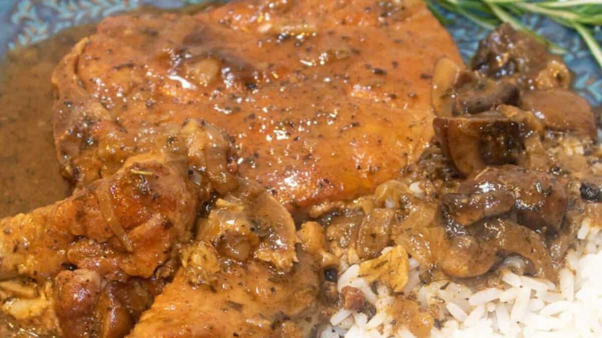 Cajun Smothered Pork Chops.