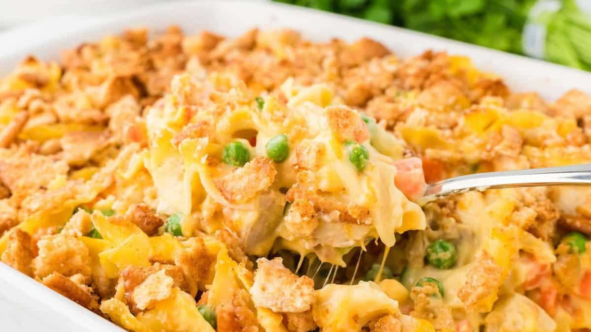 Chicken and Noodle Casserole.