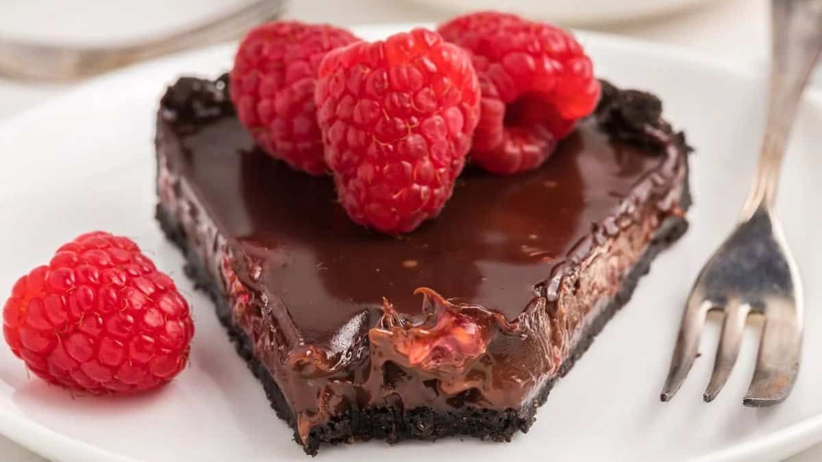 Chocolate Raspberry Tart.